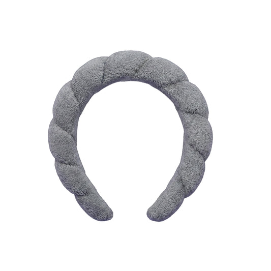 dermalogica grey towel headband